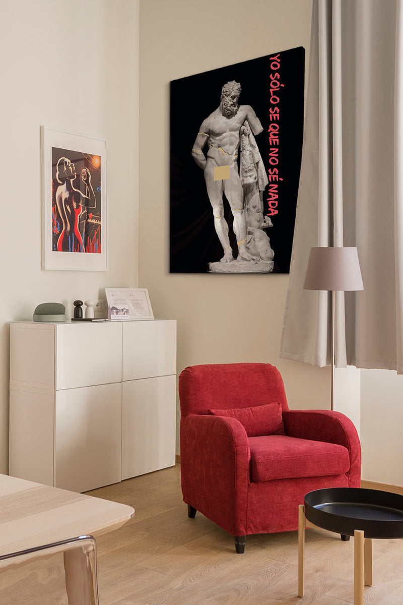CUADRO SÓCRATES - 126 X 86 CM