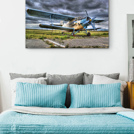 CUADRO BLUE PLANE - 86 X 56 CM