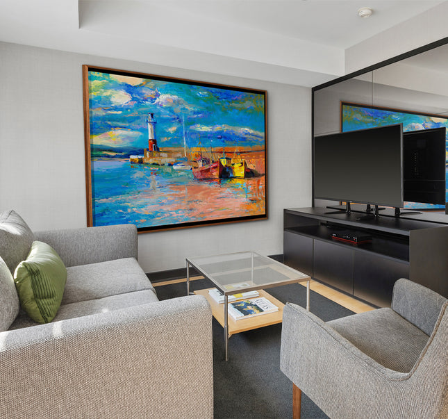 CUADRO LIGHTHOUSE - 166 X 126 CM