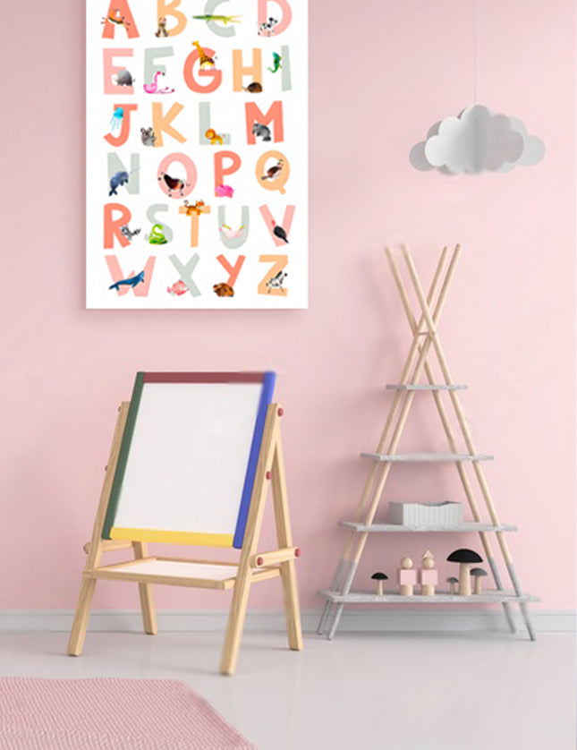 ANIMALS ALPHABET - 86 X 56 CM