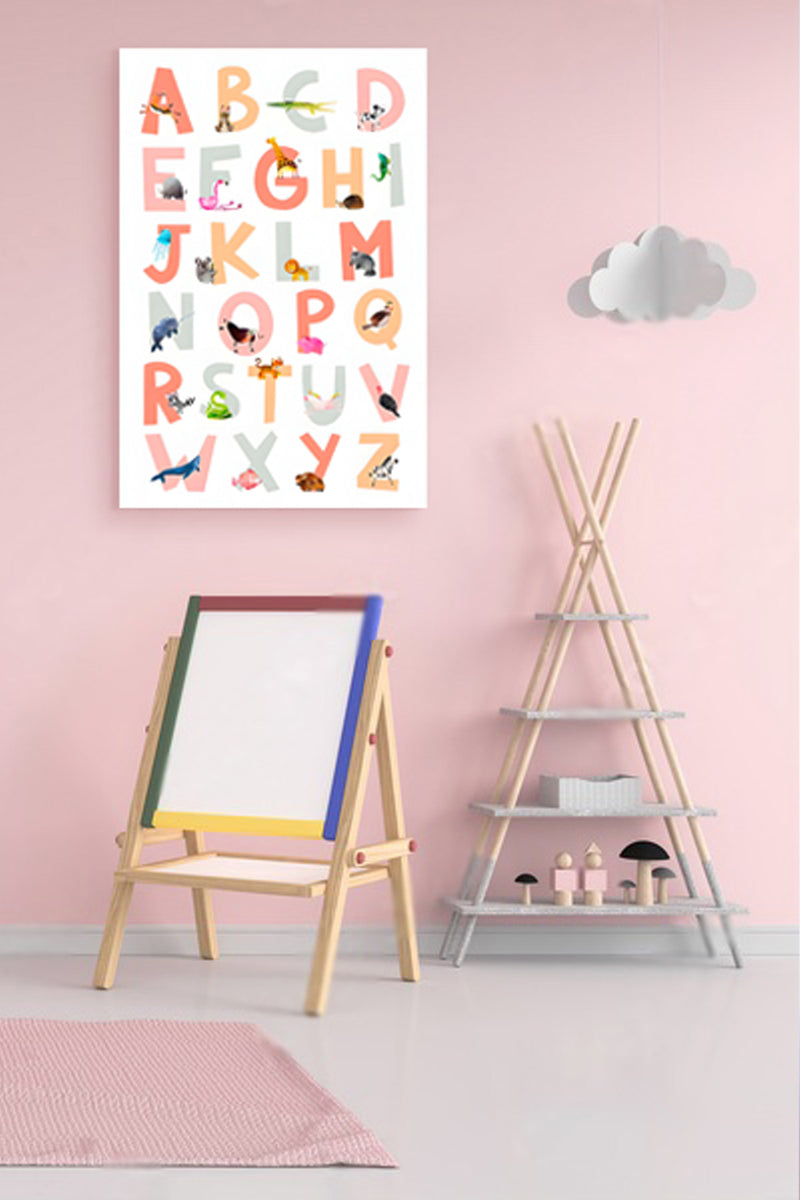 ANIMALS ALPHABET - 86 X 56 CM
