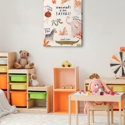 SAFARI ANIMALS - 86 X 56 CM