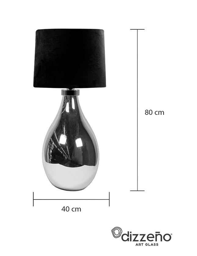 LÁMPARA LIVIER AZUL PETRÓLEO LUSTRE