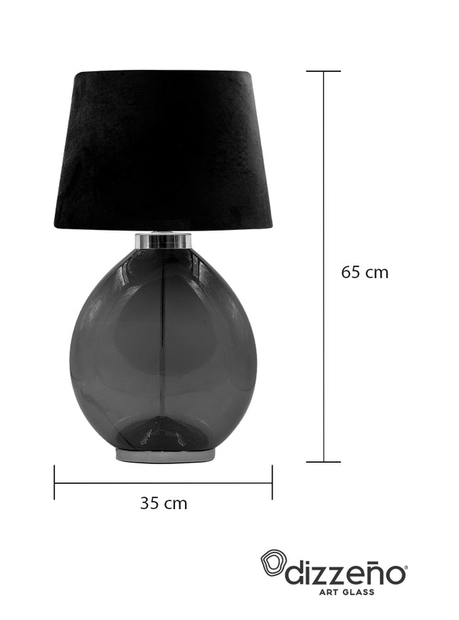 LÁMPARA LUNA NEGRO HUMO