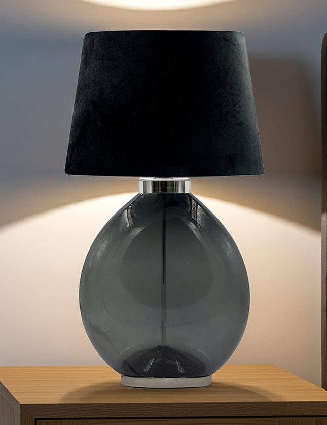 LÁMPARA LUNA NEGRO HUMO