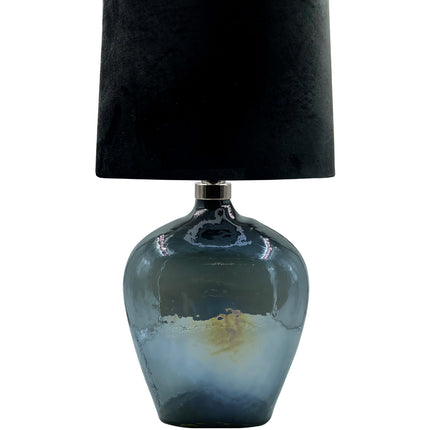 LÁMPARA MAGUANA AZUL PETRÓLEO LUSTRE