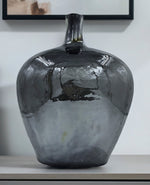 JARRÓN MAGUANA NEGRO HUMO LUSTRE
