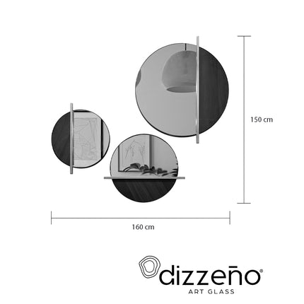 SET ESPEJOS MALU LAMAN 3 PZAS