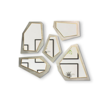 SET ESPEJOS MARÍA LAMAN 5 PZAS