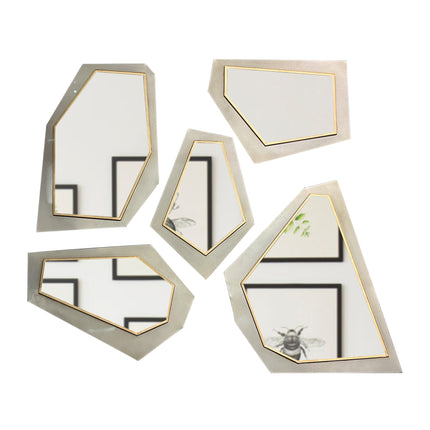 SET ESPEJOS MARÍA LAMAN 5 PZAS