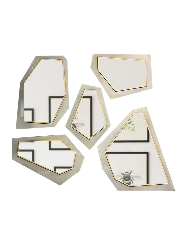 SET ESPEJOS MARÍA LAMAN 5 PZAS