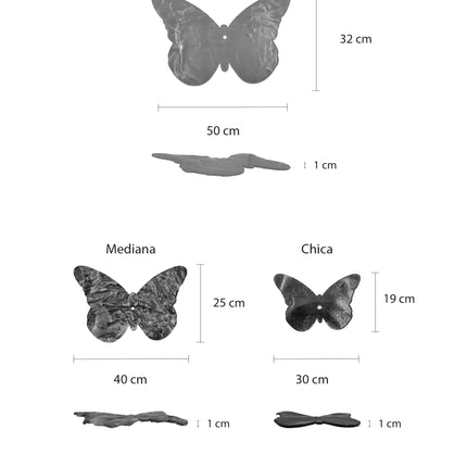 SET MARIPOSAS 9 PZAS