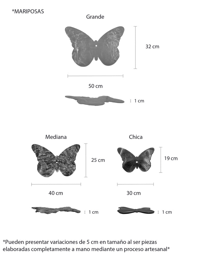 SET MARIPOSAS 9 PZAS