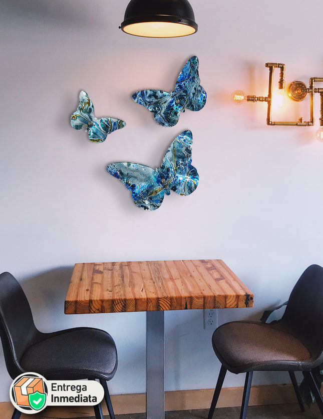 SET MARIPOSAS 3 PZAS