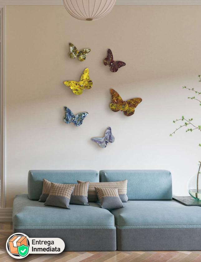 SET MARIPOSAS 6 PZAS