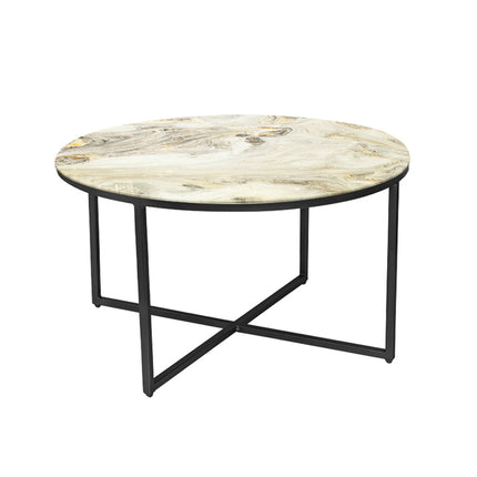 MESA DE CENTRO DE METAL "MARMEL"