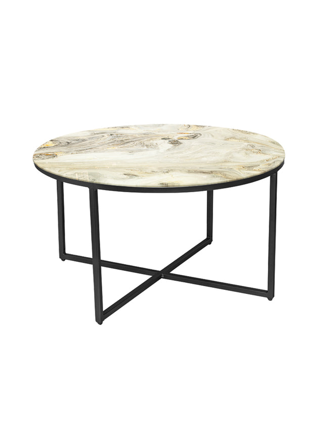 MESA DE CENTRO DE METAL "MARMEL"