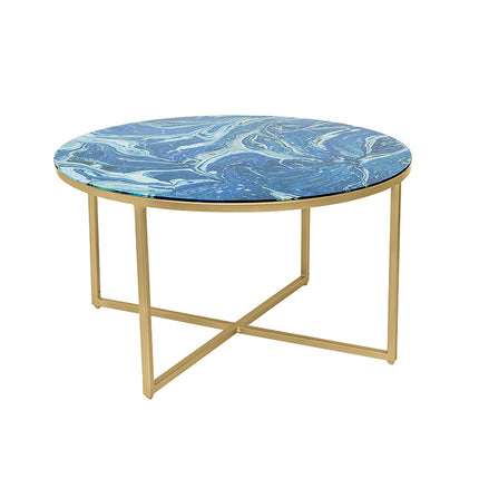 MESA DE CENTRO DE METAL "MARMEL"