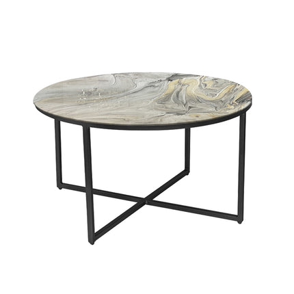 MESA DE CENTRO DE METAL "MARMEL"