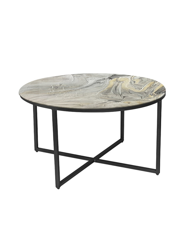 MESA DE CENTRO DE METAL "MARMEL"