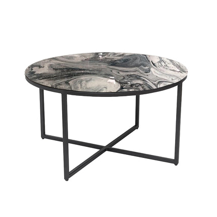 MESA DE CENTRO DE METAL "MARMEL"