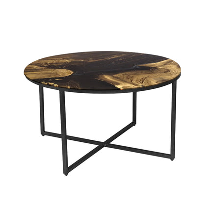 MESA DE CENTRO DE METAL "MARMEL"