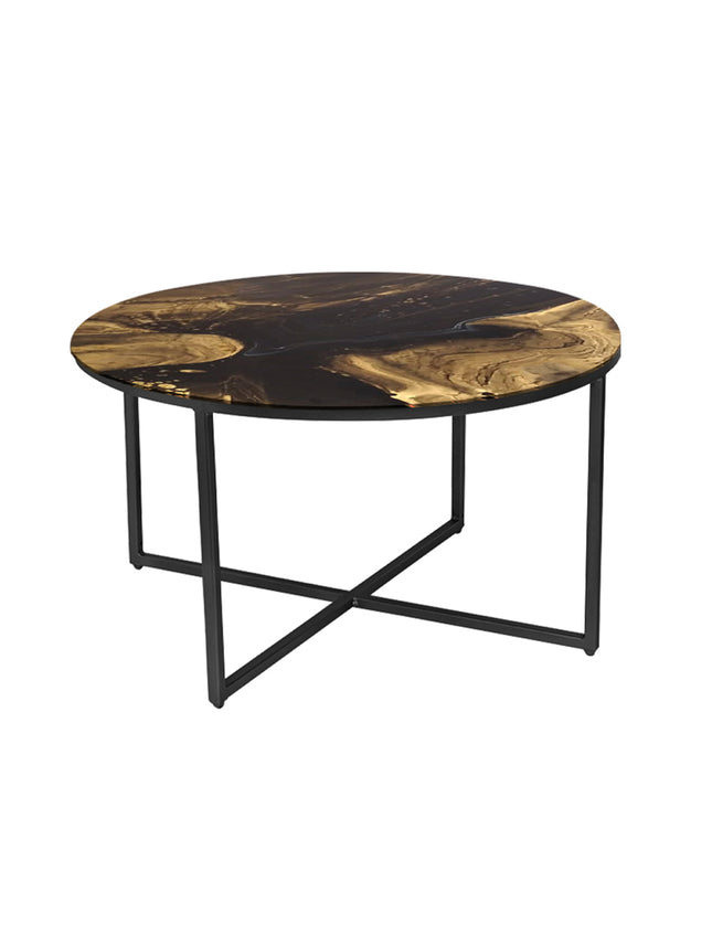 MESA DE CENTRO DE METAL "MARMEL"