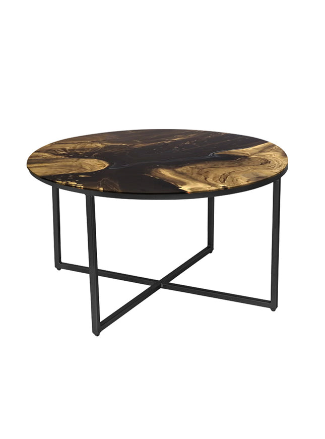MESA DE CENTRO DE METAL "MARMEL"