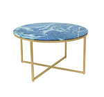 MESA DE CENTRO DE METAL "MARMEL"