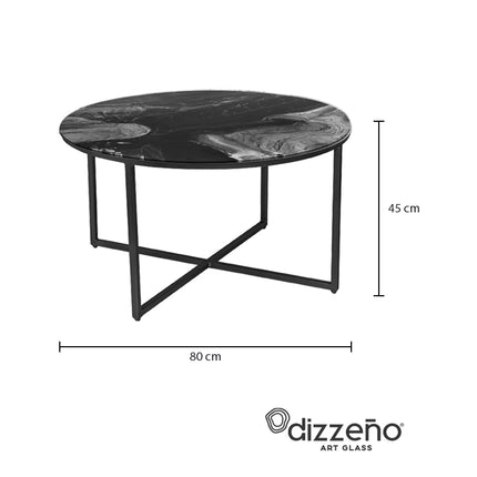 MESA DE CENTRO DE METAL "MARMEL"