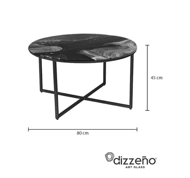 MESA DE CENTRO DE METAL "MARMEL"