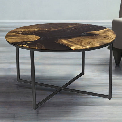 MESA DE CENTRO DE METAL "MARMEL"