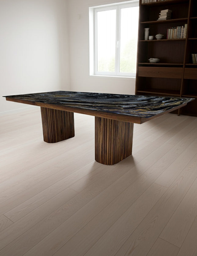 MESA COMEDOR SARAH 240X120 CM CON CUBRECANTO INTERNO SIN SILLAS