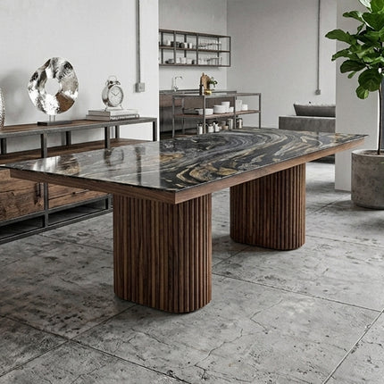 MESA COMEDOR SARAH 240X120 CM CON CUBRECANTO INTERNO SIN SILLAS