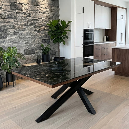 MESA COMEDOR DENVER 120X160 CM C/CUBRECANTO INTERNO SIN SILLAS