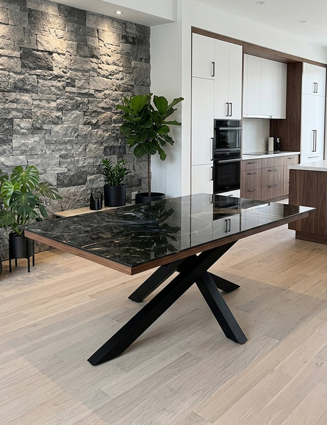 MESA COMEDOR DENVER 120X160 CM C/CUBRECANTO INTERNO SIN SILLAS