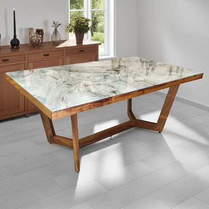 MESA COMEDOR INVICTUS 110X180 CON CUBRECANTO SIN SILLAS