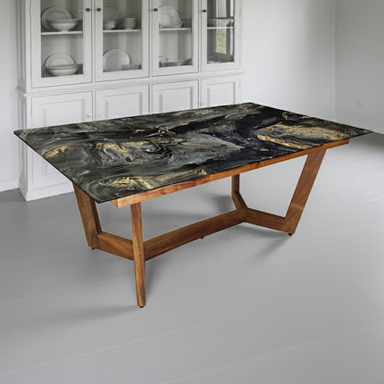 MESA COMEDOR INVICTUS 110X180 CON CUBRECANTO INTERNO SIN SILLAS