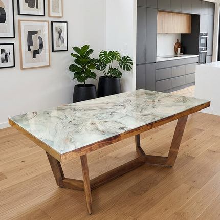 MESA COMEDOR INVICTUS 110X180 CON CUBRECANTO SIN SILLAS