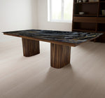 MESA COMEDOR SARAH 240X120 CM CON CUBRECANTO INTERNO SIN SILLAS