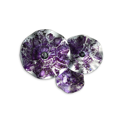 JGO PLATÓN ONDULADO MORADO PLATINO