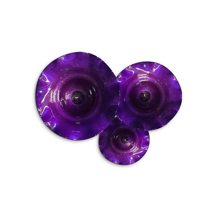 JGO PLATÓN ONDULADO MORADO SÓLIDO