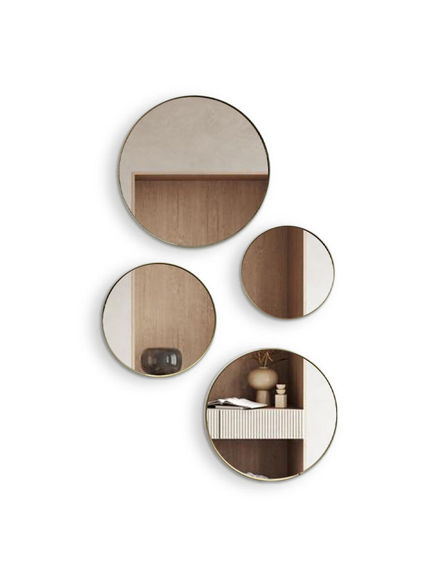 SET ESPEJOS MOROCO LAMAN 4 PZAS