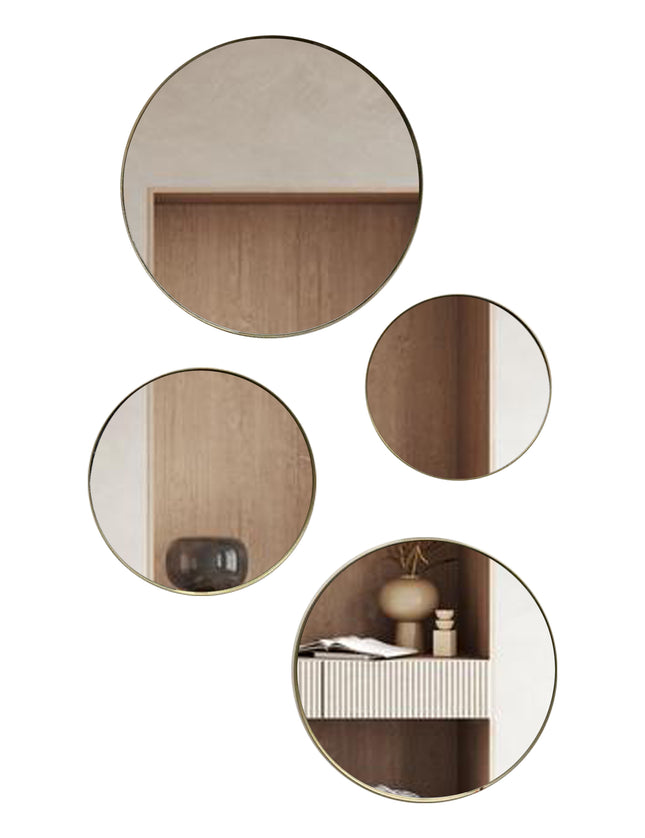 SET ESPEJOS MOROCO LAMAN 4 PZAS