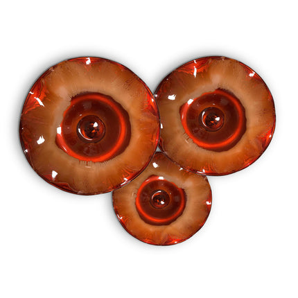 JGO PLATÓN ONDULADO NARANJA DONA