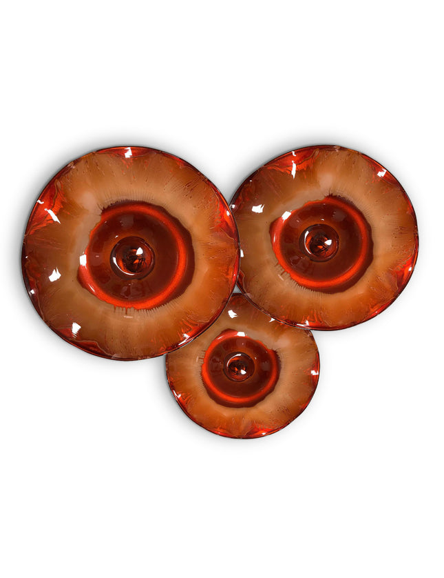 JGO PLATÓN ONDULADO NARANJA DONA