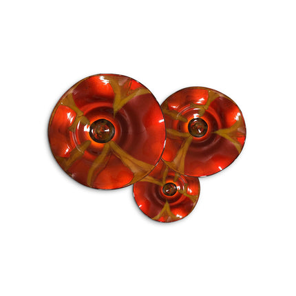 JGO PLATÓN ONDULADO NARANJA FLOR