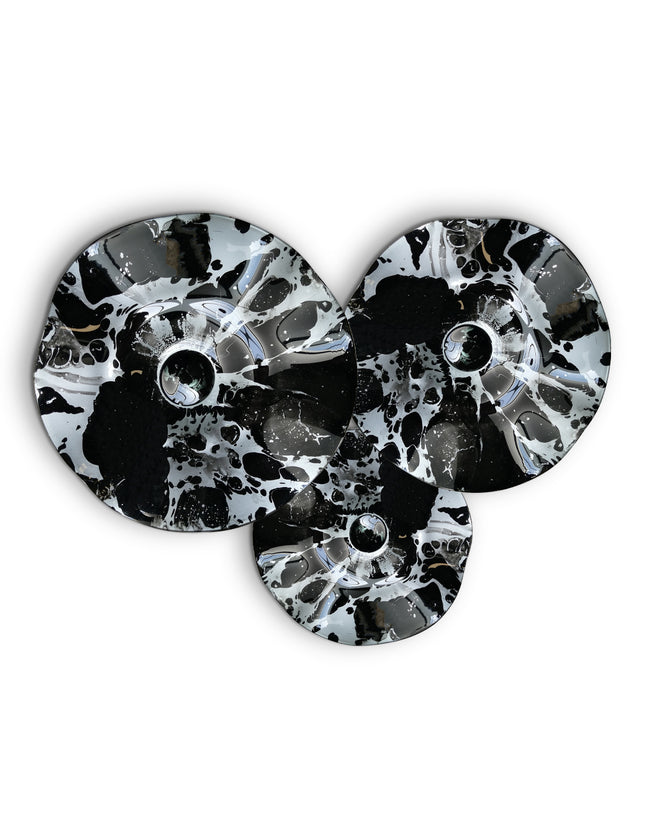 JGO PLATÓN ONDULADO NEGRO PLATINO