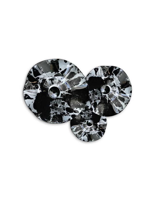 JGO PLATÓN ONDULADO NEGRO PLATINO