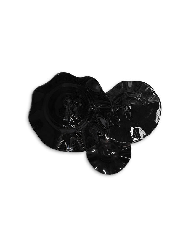 JGO PLATÓN ONDULADO NEGRO SÓLIDO